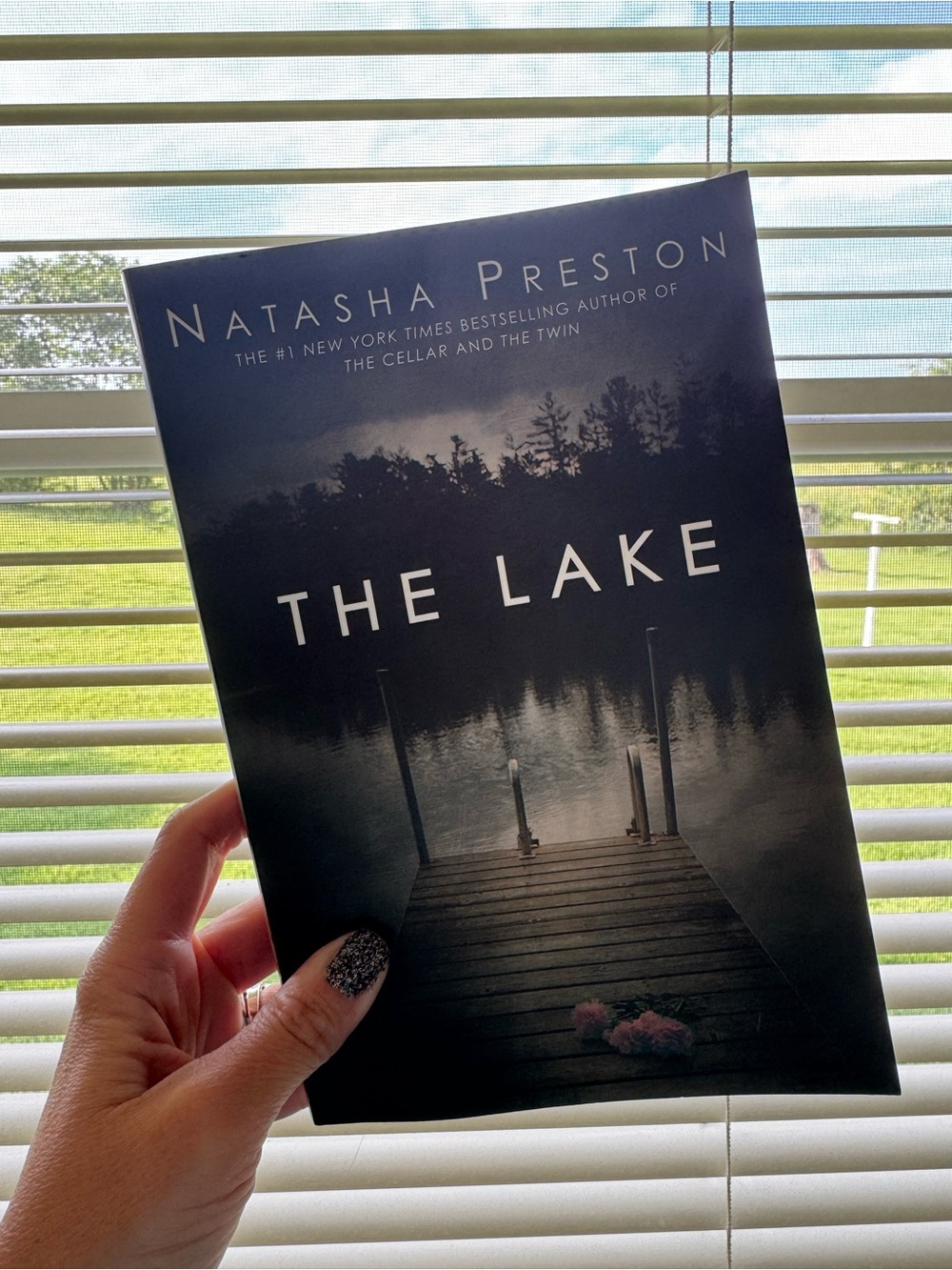 (Free) Natasha Preston "The Lake" Paperback Book - Dark Blue Cover